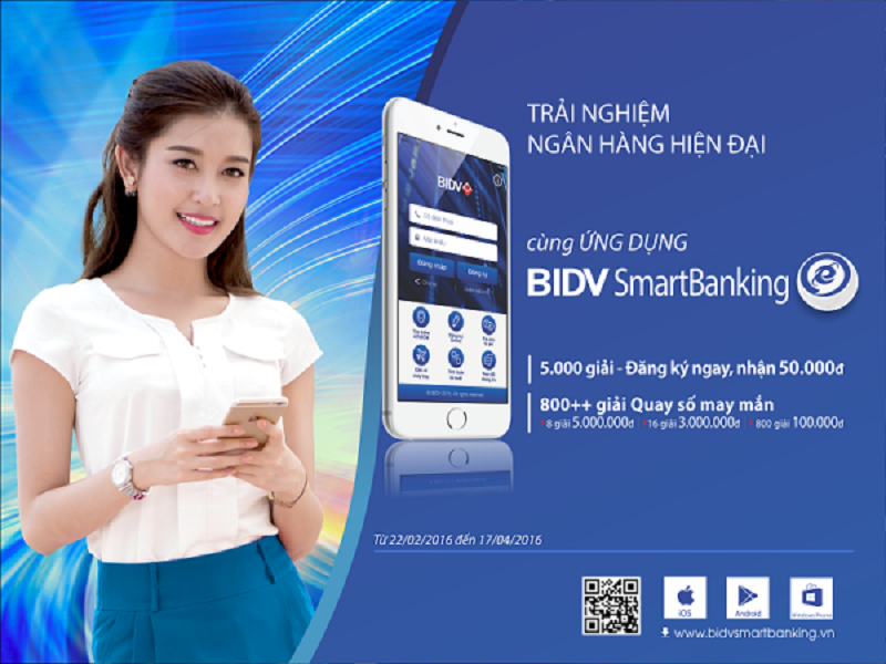 kiem tra tai khoan bang dich vu BIDV Smart Banking